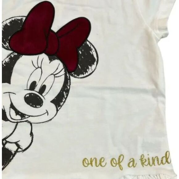 NEW NWOT Girls Sz 5 MINNIE MOUSE Hooded Jacket, Shirt & Leggings 3 Pc Outfit Set - Picture 7 of 7